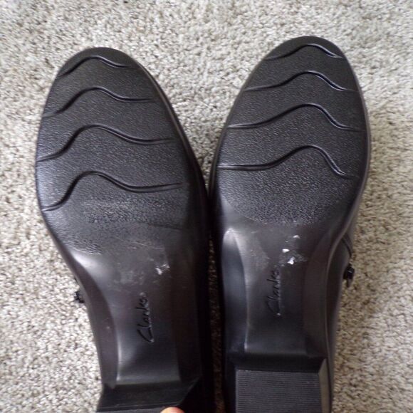 NWT Clarks slip on ankle booties 12 W - Picture 9 of 12